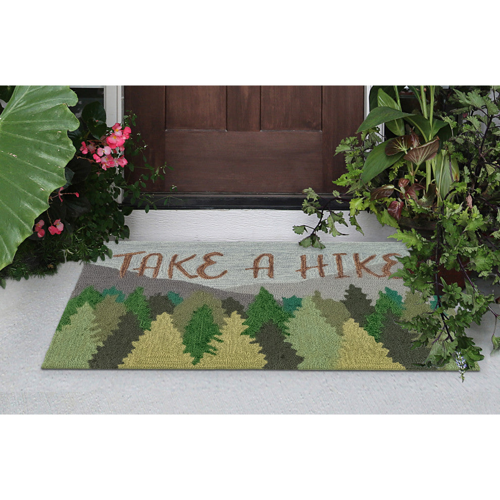 Frontporch Take A Hike Indoor/Outdoor Rug, Forest, 1'8"x2' 6"