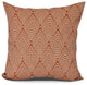 Lifeflor, Geometric Print Outdoor Pillow, Orange, 20" x 20"