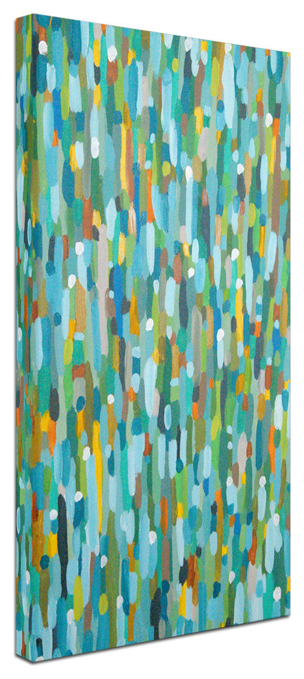 ''Les Uns Contre Les Autres'' Canvas Art by Sylvie Demers