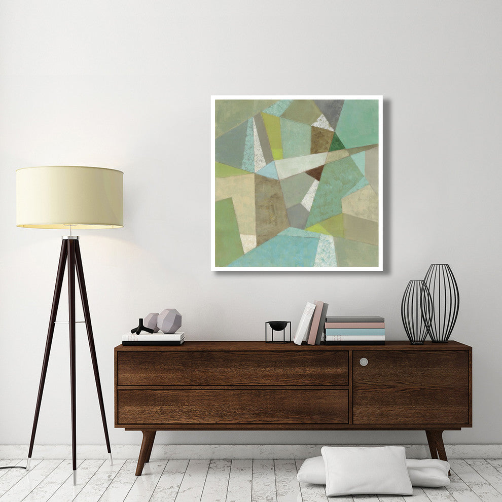 "Spa Geo Metric" Digital Paper Print by Silvia Vassileva, 42"x42"