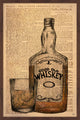 "Whiskey on the Rocks" Framed Painting Print, 24"x36"