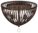Crystorama Duval Three Light Ceiling Mount DUV-620-FB