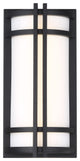 Skyscraper 12" LED Outdoor Wall-Light 3000K, Black