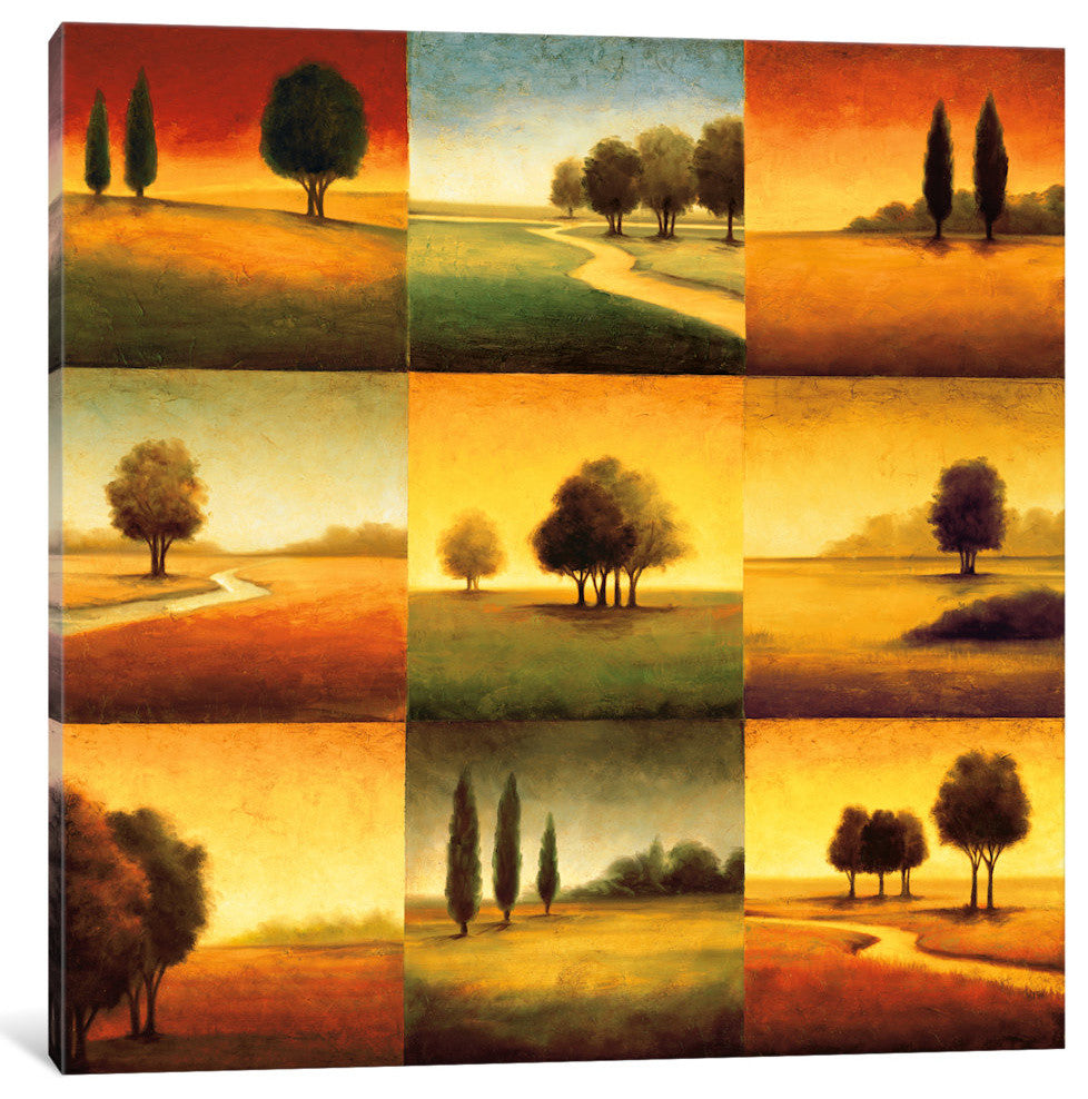 "Landscape Perspectives" by Gregory Williams, Canvas Print, 18"x18"