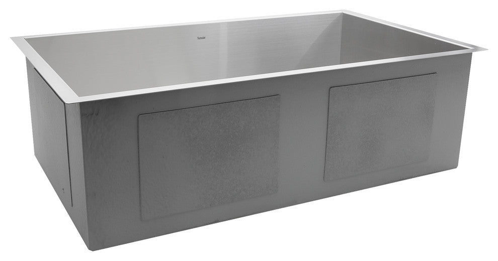 Nantucket ZR3219-16 32" Zero Radius Stainless Single Bowl Undermount Sink