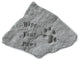 "Wipe Your Paws" Garden Stone