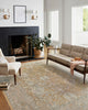 Chris Loves Julia x Loloi Rosemarie Area Rug, Gold/Sand, 9'-0" X 12'-0"