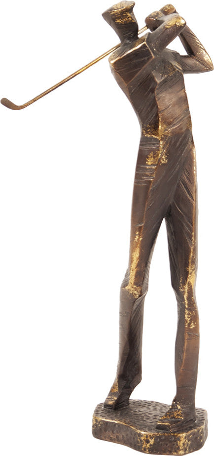 Howard Elliott Bronze Swinging Golf Player