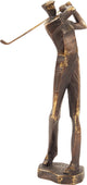 Howard Elliott Bronze Swinging Golf Player