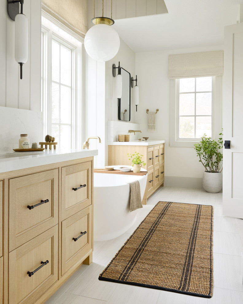 Angela Rose x Loloi Colton Natural / Black 5'-0" x 7'-0" Area Rug