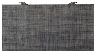 Bar Harbor 5 Drawer Raffia Dresser, Charcoal Raffia