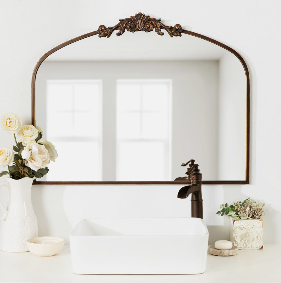 Arendahl Traditional Arch Mirror, Bronze 36x29