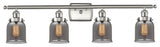 INNOVATIONS LIGHTING 916-4W-SN-G53-LED Small Bell 3 Light Bath Vanity Light