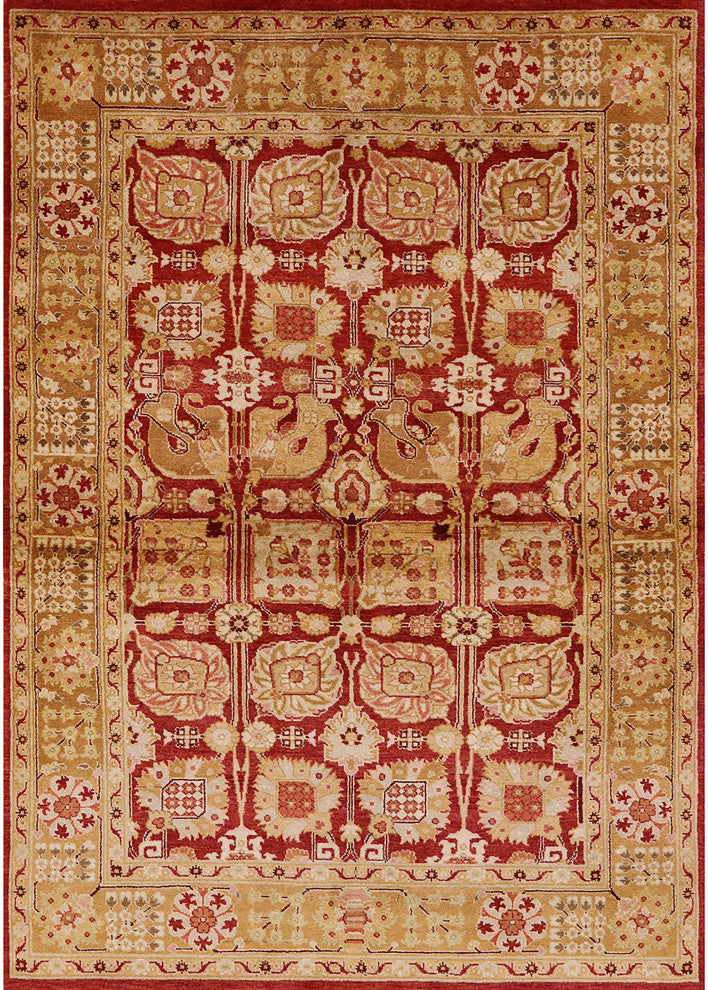 Ahgly Company Indoor Rectangle Mid-Century Modern Area Rugs, 7' x 9'