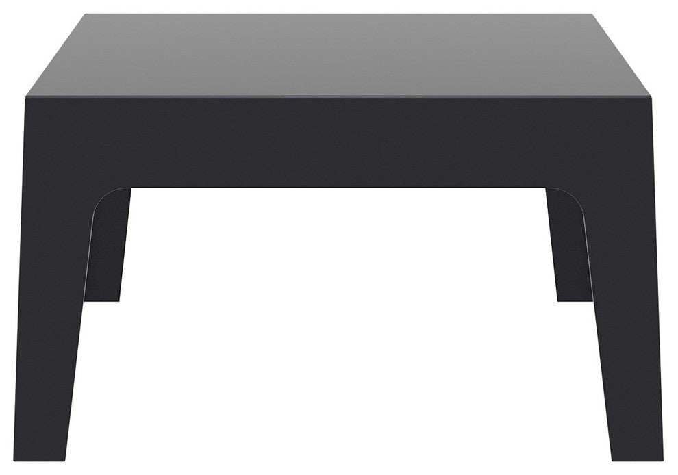 Compamia Box Outdoor Coffee Table, Black