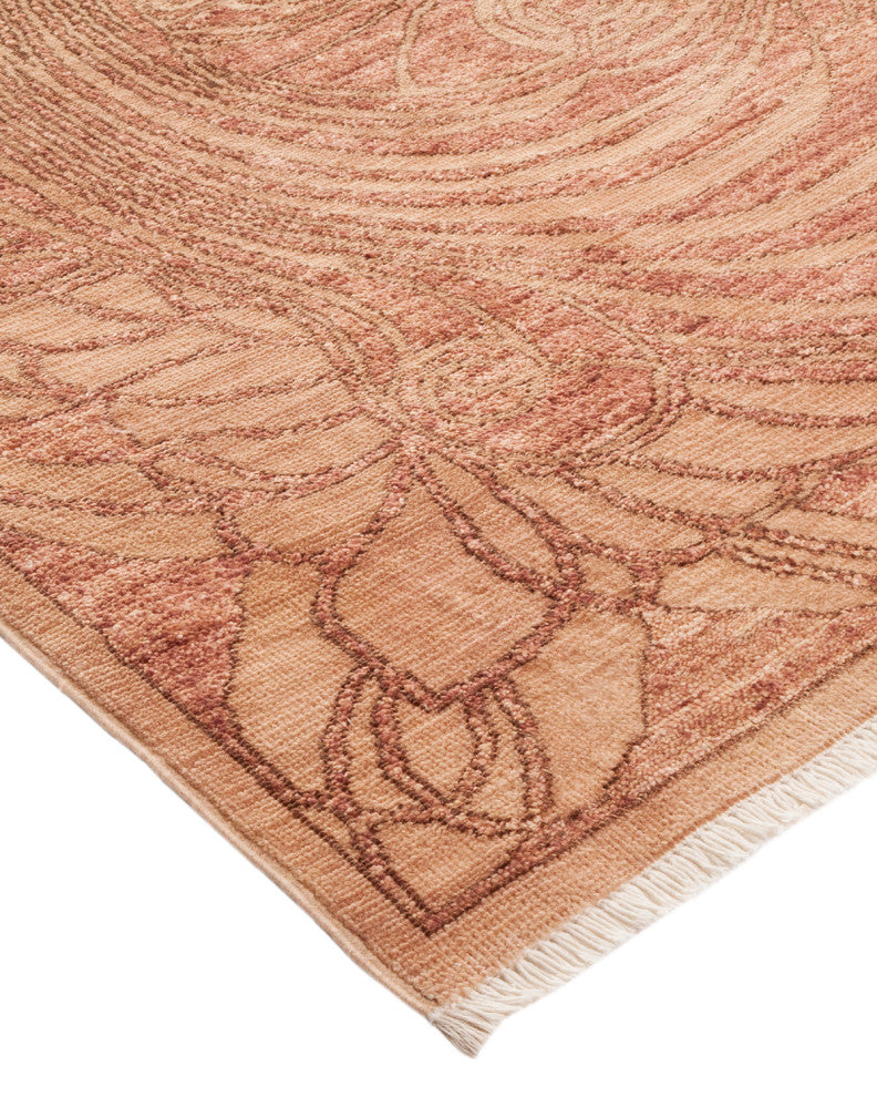 Eclectic, One-of-a-Kind Hand-Knotted Area Rug Beige, 6'0"x8'9"