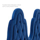 Tufted Headboard, Twin Size, Velvet, Blue Navy, Modern Contemporary, Bedroom