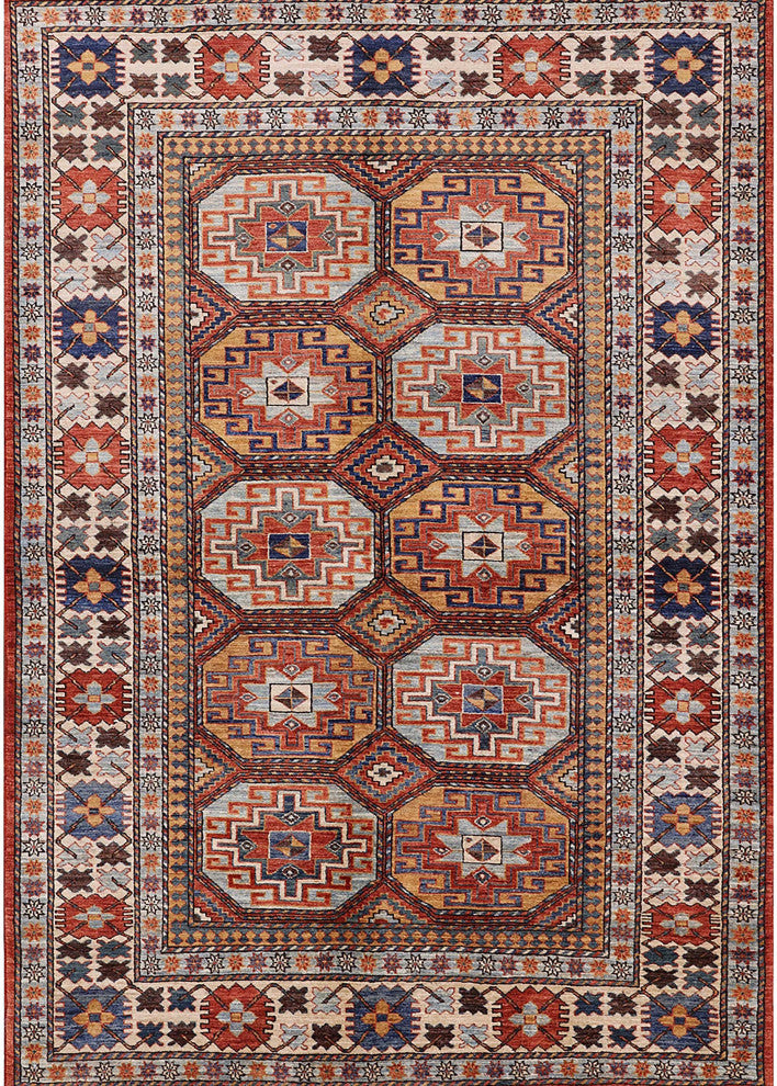 Ahgly Company Indoor Rectangle Mid-Century Modern Area Rugs, 8' x 10'