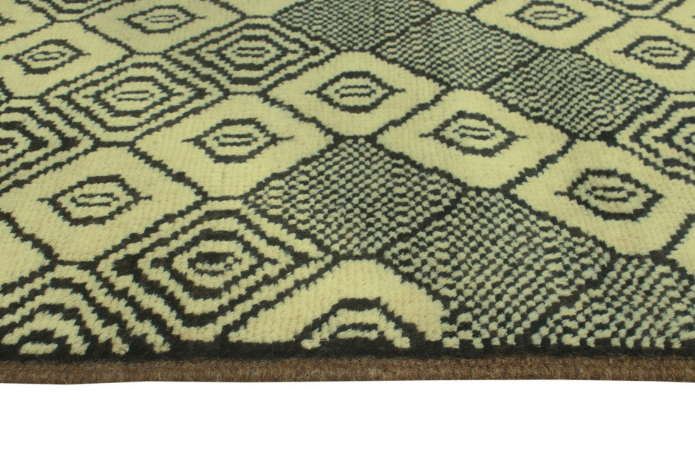 Balochi Cathryn Ivory/Charcoal Rug, 5'2x6'7