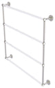Clearview 4 Tier 36" Ladder Towel Bar with Twisted Accents, Satin Nickel