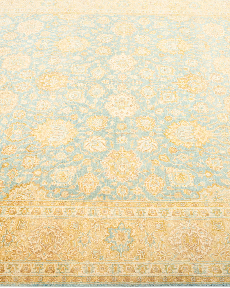 Patel One-of-a-Kind Hand-Knotted Area Rug Light Blue, 6'1"x8'10"