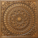 Antique Gold 3D Ceiling Panels, 2'x2', 100 Sq Ft, Pack of 25