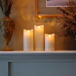 Action LED Pillar Candle, 3.5"x9"
