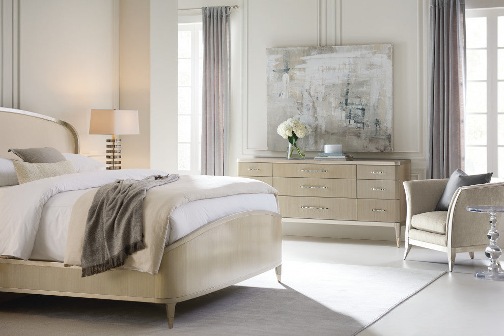All Dressed Up Champagne Shimmer 9-Drawer Dresser
