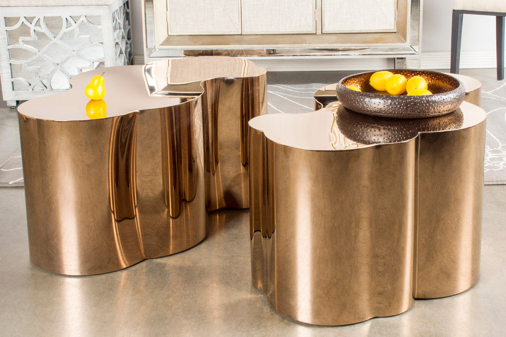 Kate Rose Gold Coffee Table