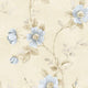 Rose Gardens 2, Romantic Floral Flower Cream Wallpaper Sample
