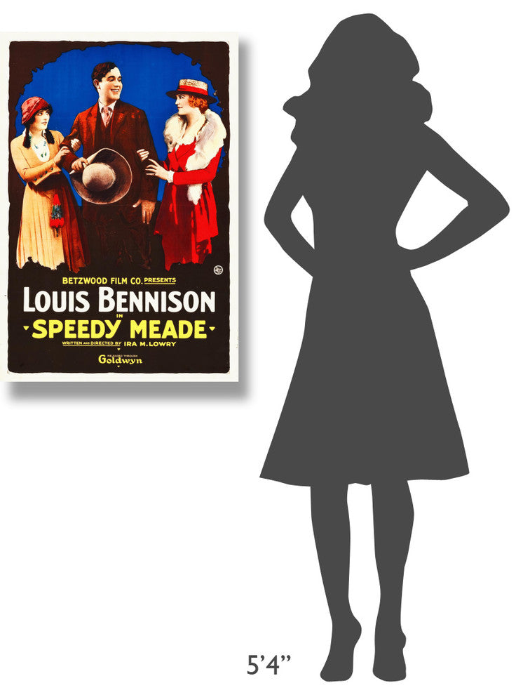 "Speedy Meade" Stretched Canvas Giclee by Hollywood Photo Archive, 24x36"