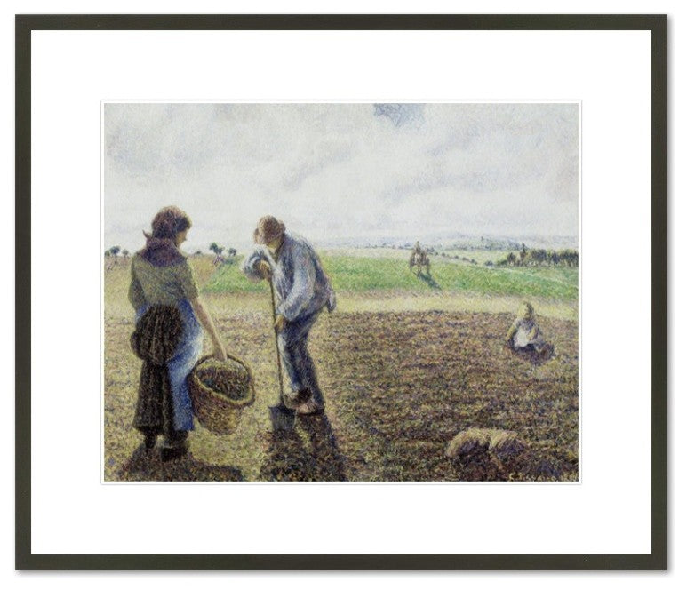 Peasants in the Fields, Eragny, 1890