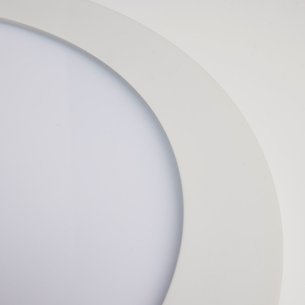 Blink - 25W- 13" Surface Mount LED - 4000K- Round Shape - White Finish - 120V