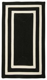Colonial Mills Rug La Playa Black & White Square