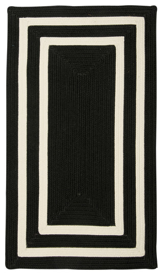 Colonial Mills Rug La Playa Black & White Square