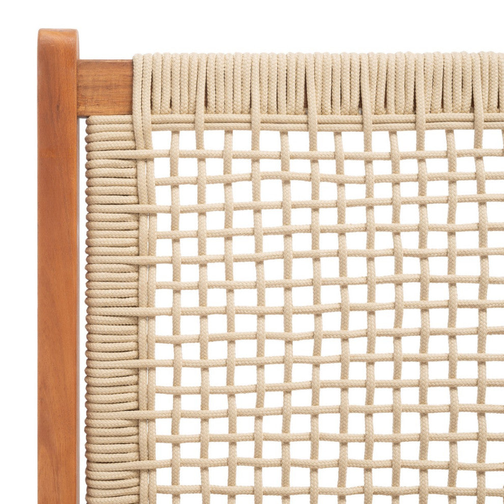 Safavieh Kobina Outdoor Bench Natural/Natural Rope