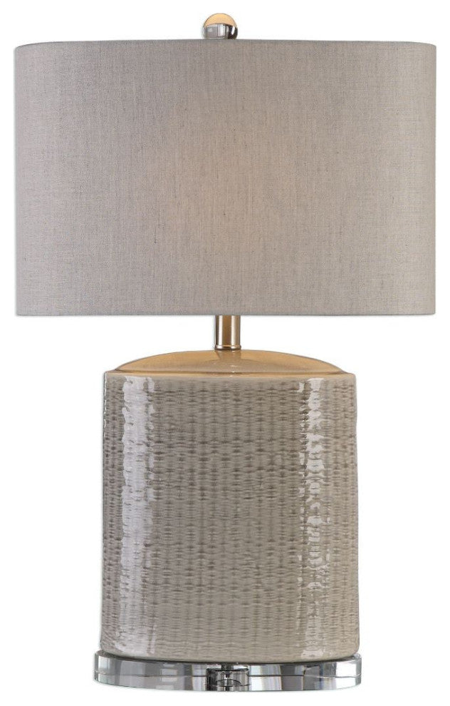 Uttermost Modica Taupe Ceramic Lamp