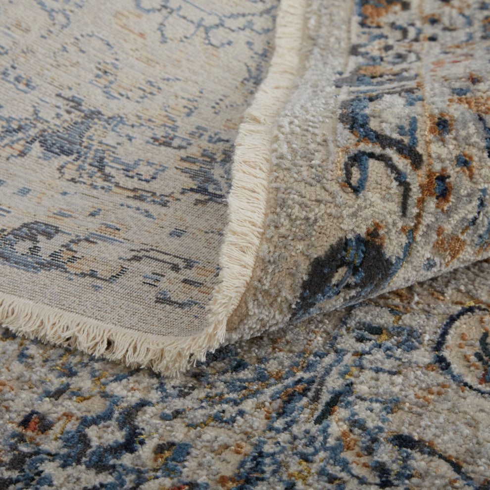 Weave & Wander Frencess Rug, Cotton/Silver, 9'-8" x 12'-8" Rug