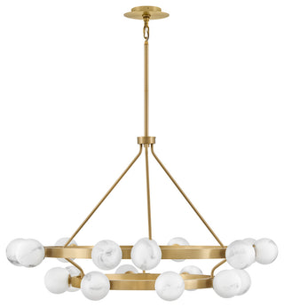 Fredrick Ramond Selene Chandelier, Lacquered Brass, Large