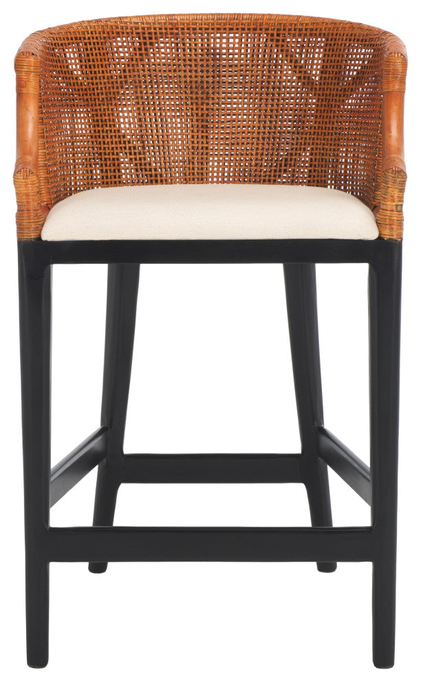 Safavieh Brando Counter Stool, Brown/Black