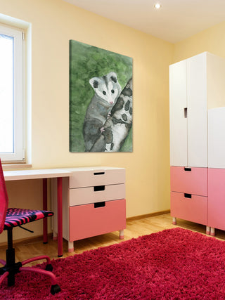 "Curiosity" Painting Print on Wrapped Canvas, 20"x30"