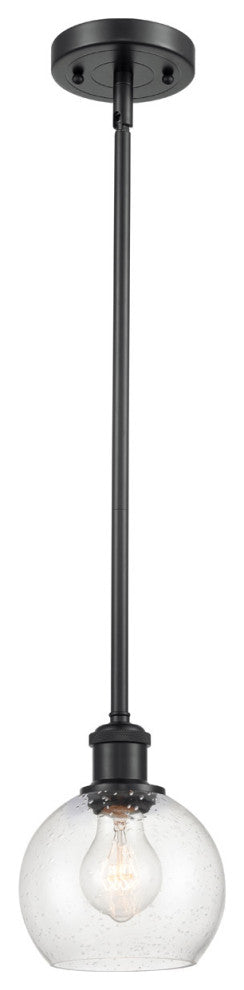 Innovations 516-1S-BK-G124-6-LED 1-Light Mini Pendant, Matte Black