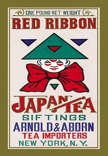 Red Ribbon Brand Tea- Fine Art Giclee Print 24" x 36"