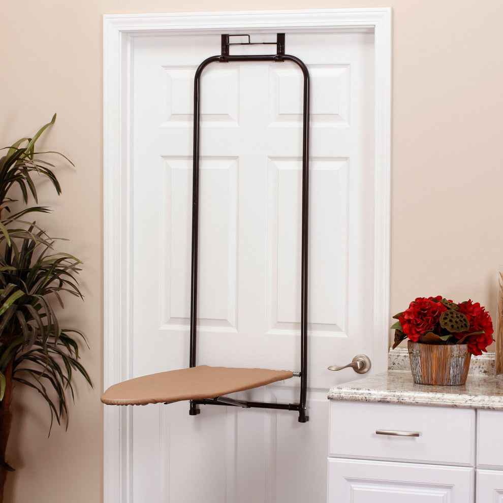 Over-The-Door Steeltop Ironing Board