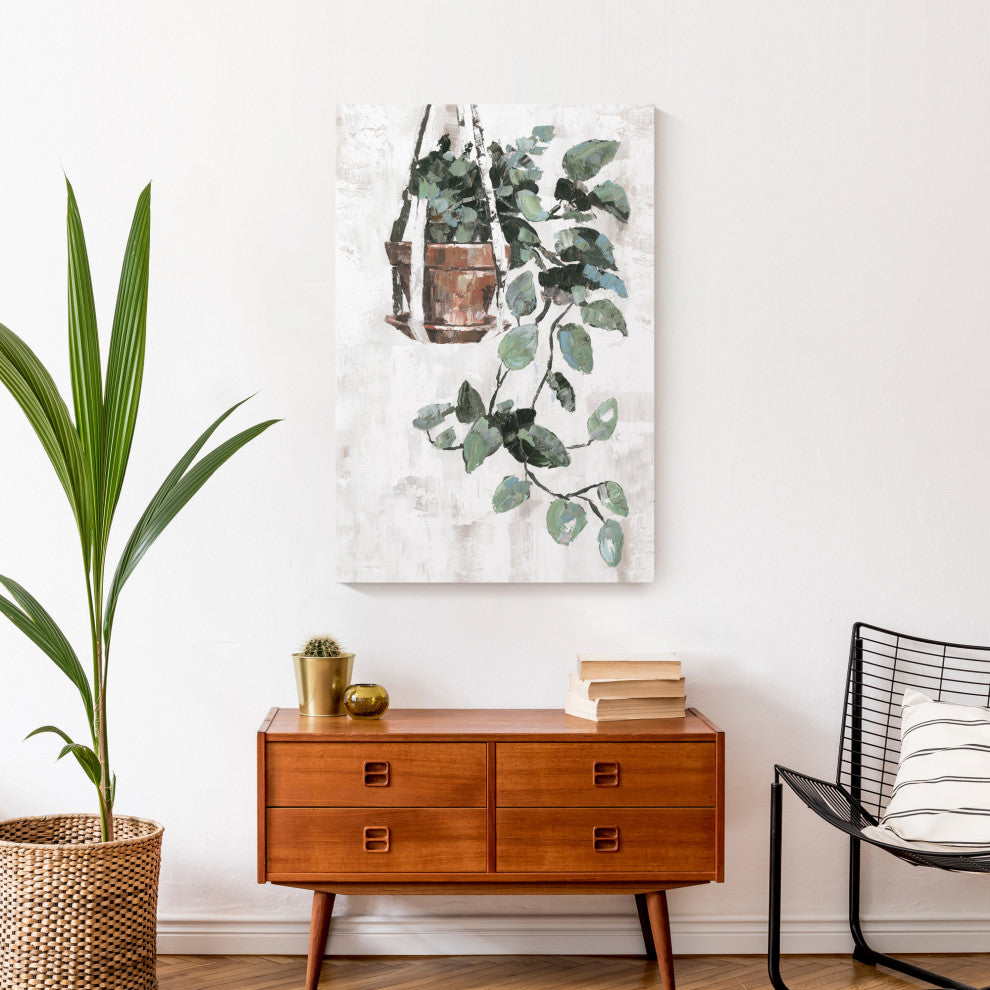 Hand Painted Plants 20x30 Canvas Wall Art