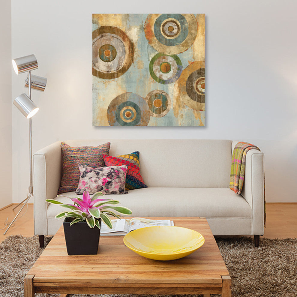 "In The Round I" by Cam Richards, Canvas Print, 37"x37"