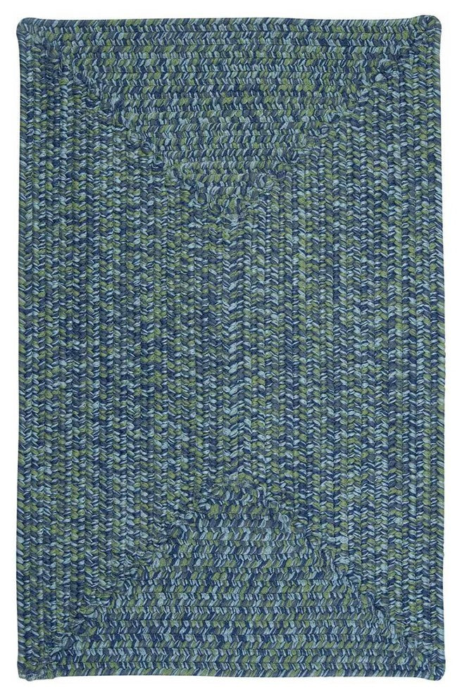 Colonial Mills Catalina CA49 Deep Sea Indoor/Outdoor Area Rug, Square 12'x12'