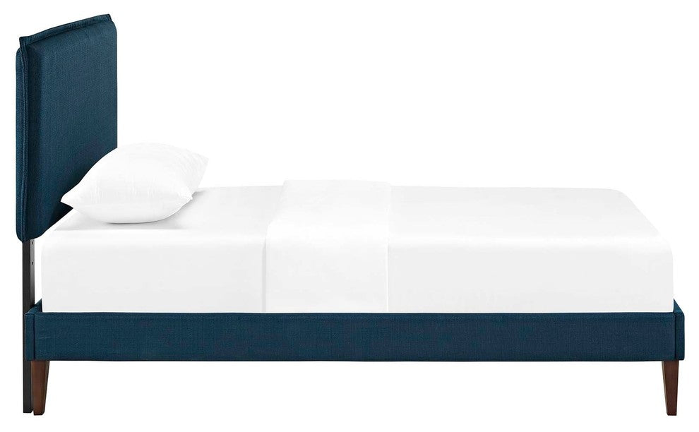Amaris Twin Platform Bed with Squared Tapered Legs