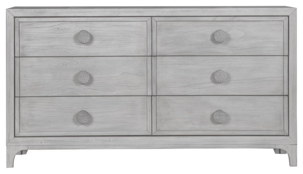 Modus Boho Chic 6-Drawer Dresser, Washed White