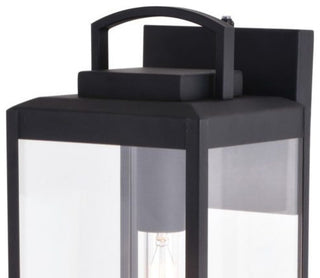Kinzie 7-in. W Outdoor Wall Light Textured Black